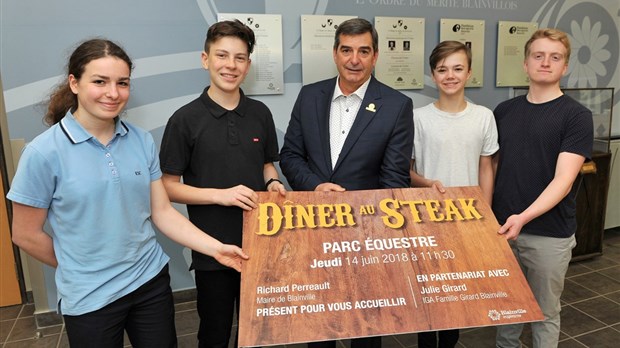 Dîner au steak le 14 juin : un coup de pouce à des Blainvilloises et Blainvillois