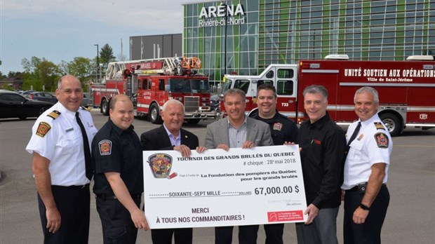 67 000 $ d'amassés pour les grands brûlés du Québec