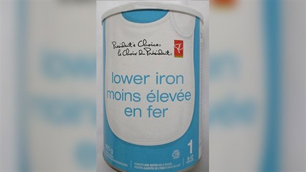 Rappel de préparation pour nourrissons Le Choix du Président