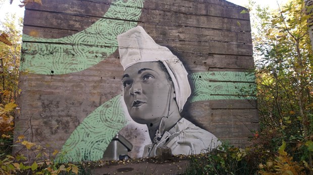 L'artiste Hsix rend hommage à un pan de l'histoire à travers la murale