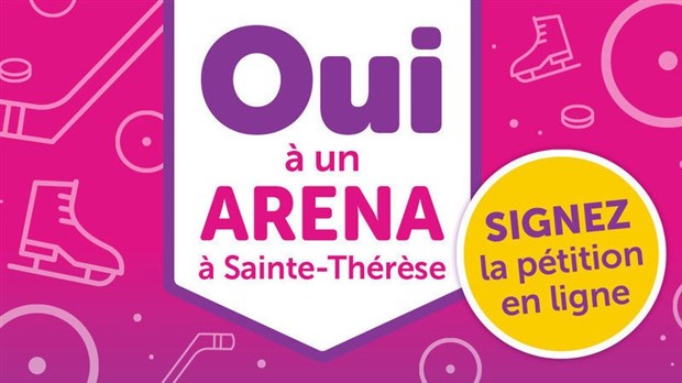 Sainte-Thérèse sollicite l’appui de la population pour le projet de l'Aréna