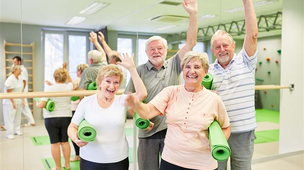 Les 65 ans et plus bénéficient d'un rabais pour les activités physiques 