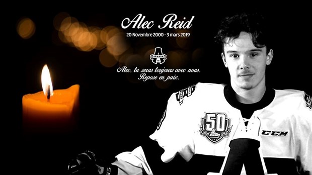 L’organisation de l’Armada est en deuil à la suite du décès de son joueur Alec Reid