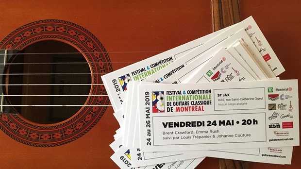 Guitare Montréal présente du 24 au 26 mai le Festival et Compétition Internationale de Guitare Classique de Montréal