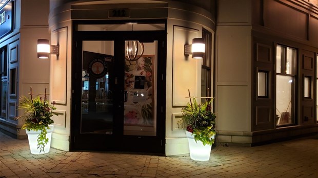 Des artères commerciales illuminées à Rosemère