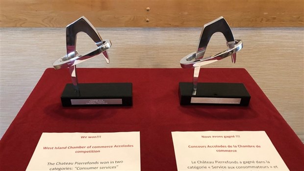 Le Château Pierrefonds est récompensé par la Chambre de commerce