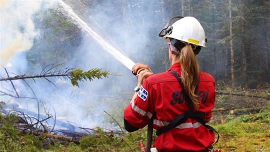 SOPFEU: Une moyenne beaucoup plus basse d'incendies forestiers en dix ans 