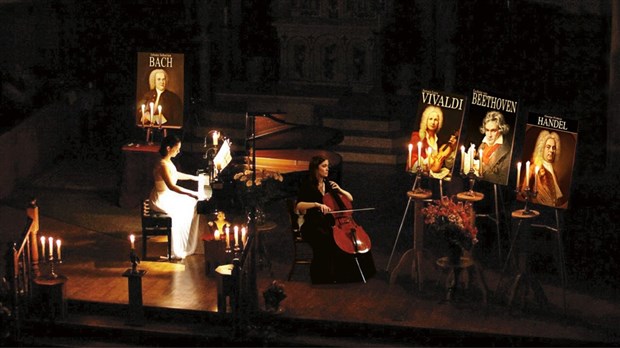 Grand concert à Sainte-Thérèse : un piano et un violoncelle sous les chandelles