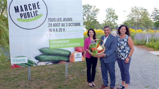 Un marché public fraîchement arrivé à Blainville pour la rentrée