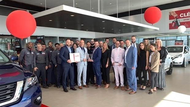 À Saint-Eustache, le concessionnaire HGrégoire Nissan Vimont remporte le Prix mondial d’excellence Nissan