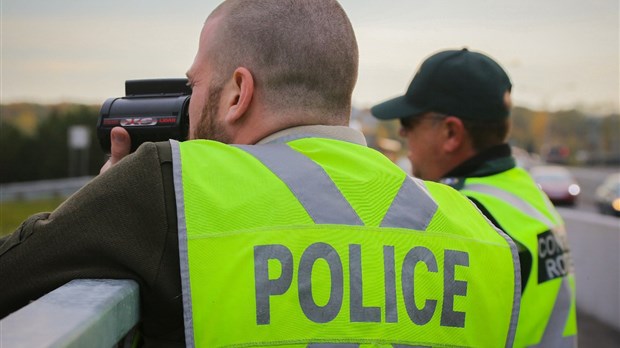Excès de vitesse simultanés à Saint-Joseph-du-Lac