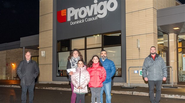 La gagnante du défi des maires remporte un chèque-cadeau d'une valeur de 400$