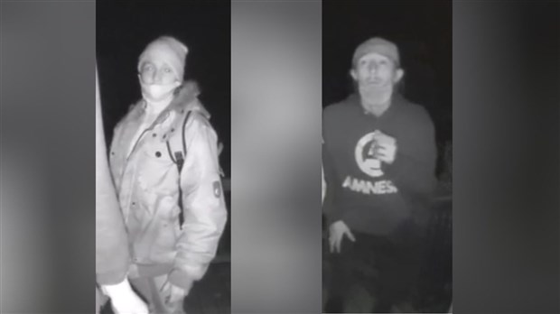 Suspects recherchés pour introduction par effraction survenue à Sainte-Anne-des-Lacs