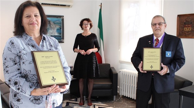 Louise Chabot souligne les 100 ans du Cercle des fermières et des Chevaliers de Colomb de Sainte-Thérèse 