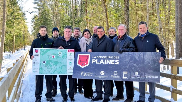 Piste cyclable interrégionale: la Seigneurie des Plaines façonne son image