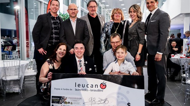 Un montant record à la soirée-bénéfice pour Leucan Laurentides-Lanaudière
