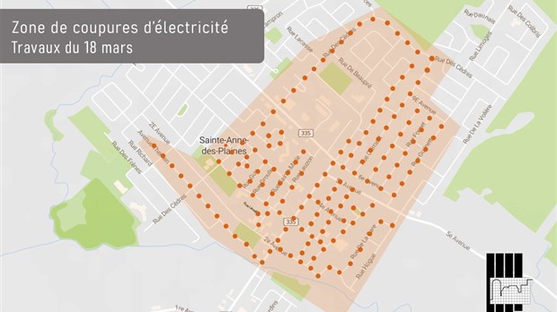 Travaux d’embellissement de Sainte-Anne-des-Plaines: l'enfouissement des fils prévu le 18 mars