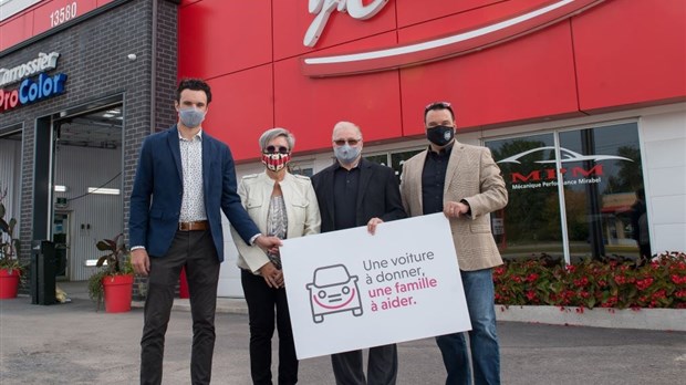 À Mirabel, une voiture à donner, une famille à aider