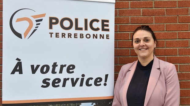 Une première femme capitaine au Service de police de Terrebonne