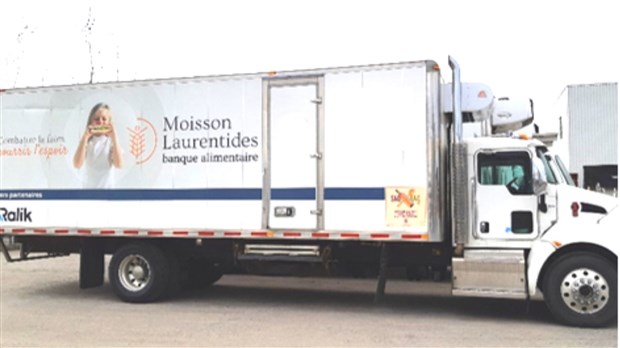 Un nouveau camion pour Moisson Laurentides