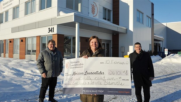 Blainville remet plus 26 000$ à Moisson Laurentides
