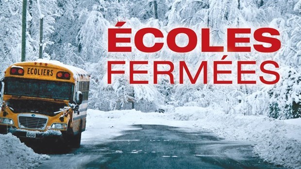 Fermeture des écoles de la région