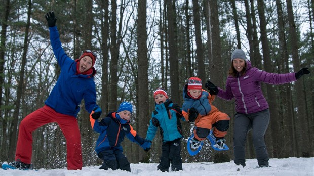 Une relâche scolaire pleine de rires et d’hiver au parc national d'Oka