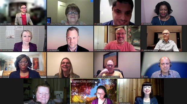 Le Club Toastmasters de Blainville reçoit un club ami de l’Ontario