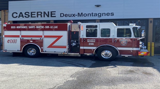 Un nouveau camion autopompe pour le ervice de sécurité incendie intermunicipal  Deux-Montagnes/Sainte-Marthe-sur-le-Lac
