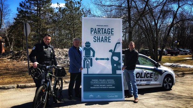 Campagne de sensibilisation #Partagelaroute 