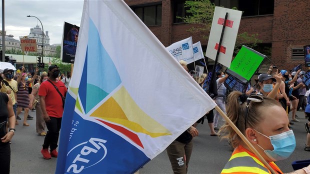 Les 60  000 membres de l’APTS seront en grève générale plusieurs jours en juin