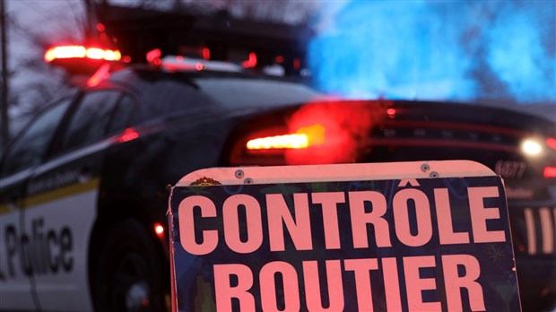 Contrôle routier en matière de conduite avec les capacités affaiblie à Oka