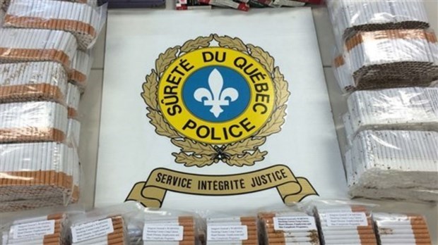 Un homme se fait arrêter à Saint-Césaire pour contrebande de tabac
