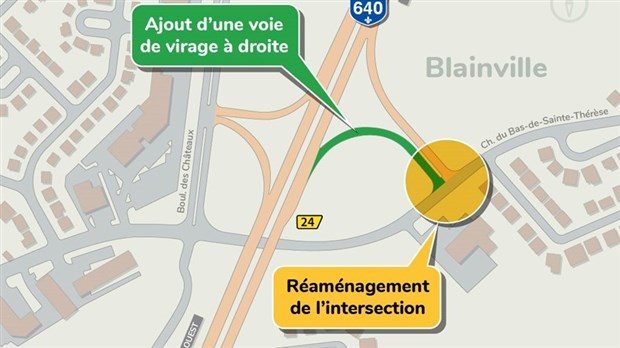 Le gouvernement et la Ville de Blainville s’unissent pour améliorer la sécurité et la fluidité