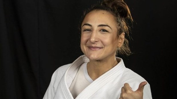 Ecaterina Guica à la retraite, mais encore près des tatamis