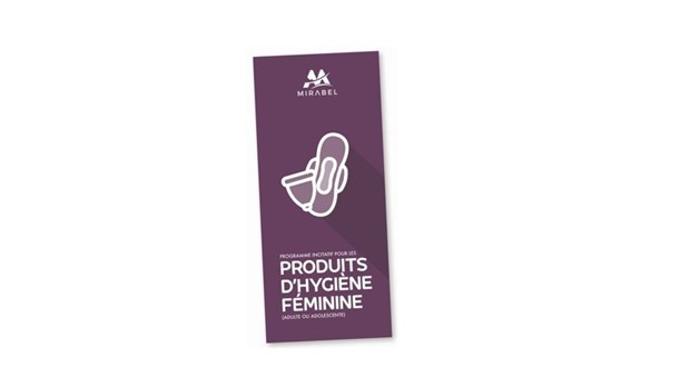 Mirabel lance son programme de subvention pour les produits d’hygiène féminine