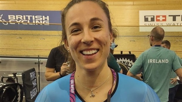 Lauriane Genest est montée sur la troisième marche du podium