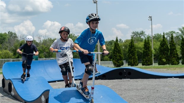 Une piste de pumptrack accessible dès maintenant à Mascouche