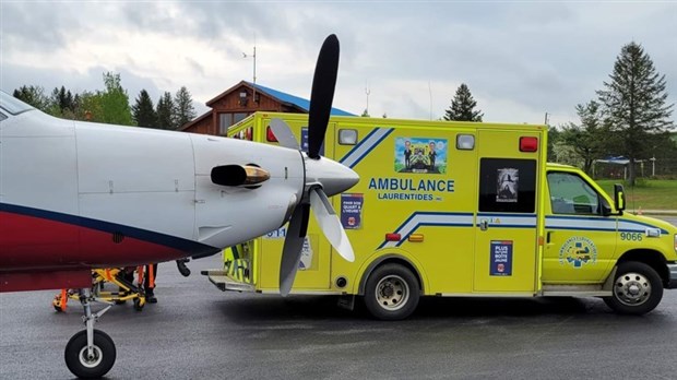 Premiers transports en navette aéromédicale pour la population d’Antoine-Labelle