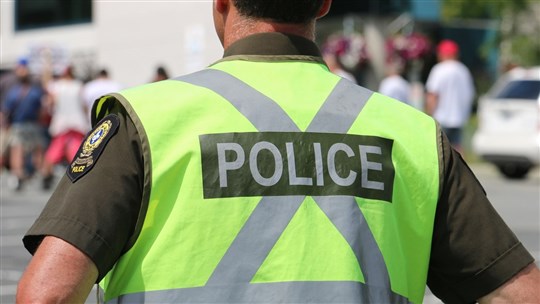 Les policiers de la Sûreté du Québec ont intercepté un véhicule pour un grand excès de vitesse