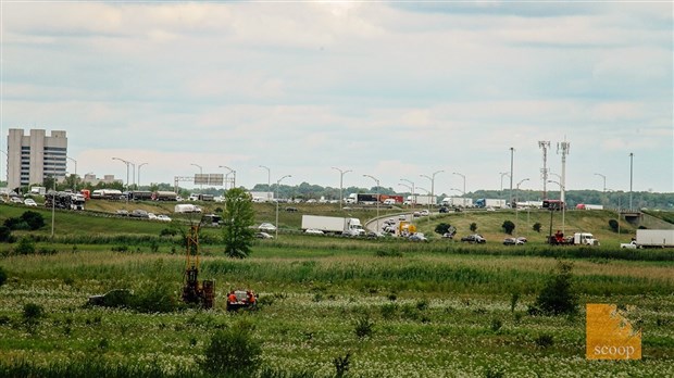 Travaux sur l’autoroute 40 en direction ouest