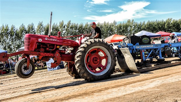 Retour en images sur les compétitions de tires de tracteurs antiques 