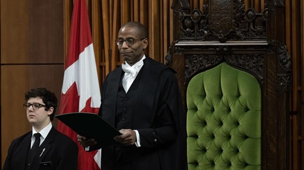 Le président de la Chambre, Greg Fergus, s'excuse à nouveau, devant ses pairs