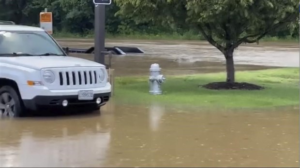 Sud du Québec: près de 50 millimètres de pluie vendredi davantage s'il y a des orages