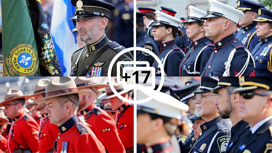 Des policiers du Québec rendent hommage à leurs collègues disparus