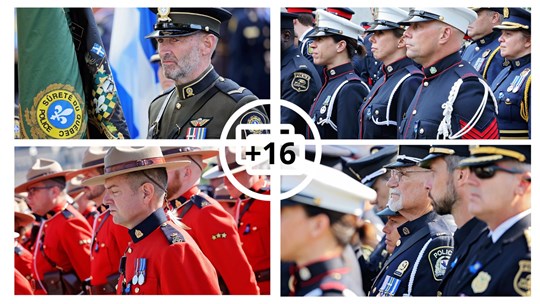 Des policiers du Québec rendent hommage à leurs collègues disparus