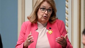 Identité de genre: la ministre de la Famille Suzanne Roy présidera le comité de sages