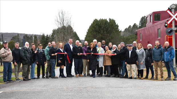 Inauguration du dernier 15 km du parc linéaire le P’tit Train du Nord