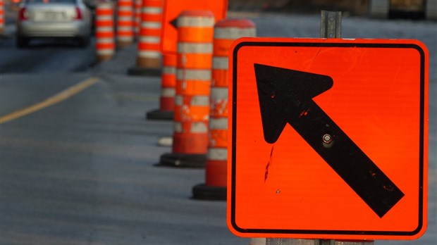 Travaux de réparation sur le pont Vachon 