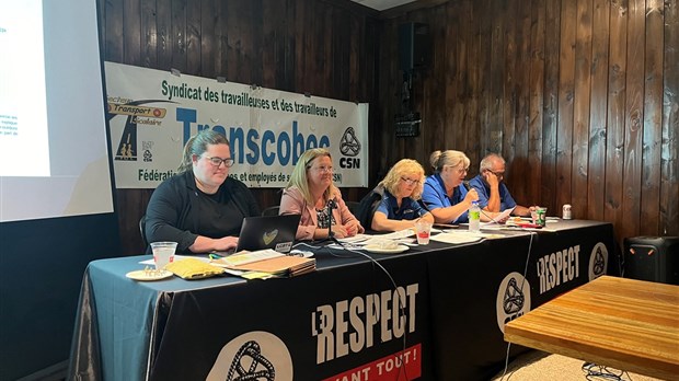 Entente adoptée par les chauffeurs d’autobus scolaires de Transcobec